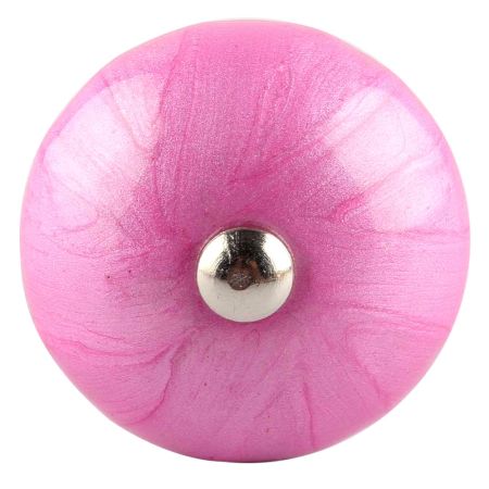 Solid Dark Neon Pink Ceramic Floral Wine Stopper Online